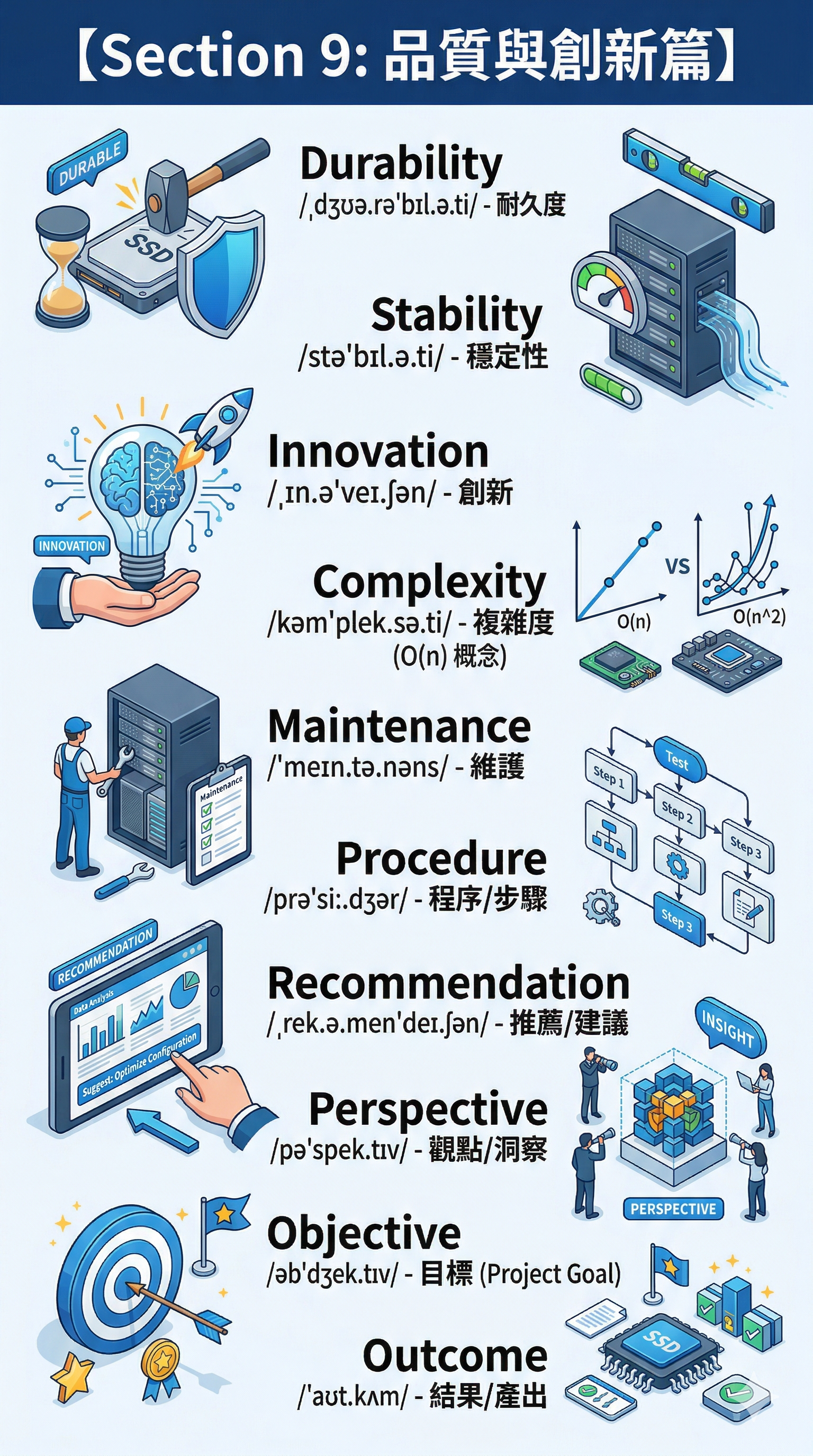 品質與創新篇 記憶示意圖